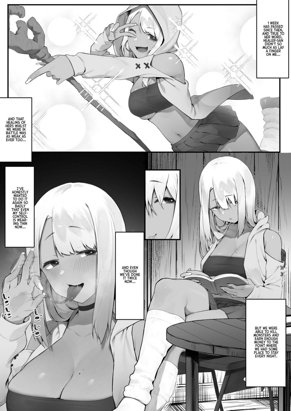 Hentai Manga Comic-The Black Gal Healer who Recovers Your SP When You Have SEX-Read-14